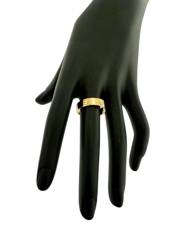 Bague 56 Bague Love Cartier en or jaune 58 Facettes