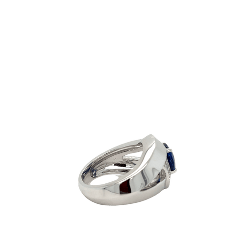 Bague 55 Bague Or Blanc - Saphir et Diamants 58 Facettes 1.0000142/1