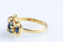 Bague 54 Bague or jaune, saphirs 1,12 ct 58 Facettes BGSACC1137-107