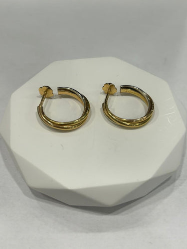 Boucles d'oreilles Paire de boucles d'oreilles 2ors 58 Facettes LP553/5