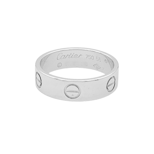 Bague 56 Bague Cartier "Love" or blanc. 58 Facettes 34666