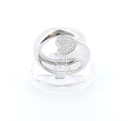 Bague 54 CHOPARD - Bague Heart or blanc et diamants 58 Facettes 60487