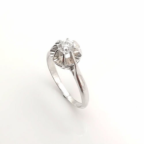 Bague 52 bague solitaire or et diamant 58 Facettes