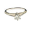 Bague 52.5 TIFFANY and Co - Ensemble bague solitaire en platine et alliance en platine 58 Facettes Q55B