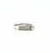 Bague 56 Solitaire en or blanc et diamants 58 Facettes