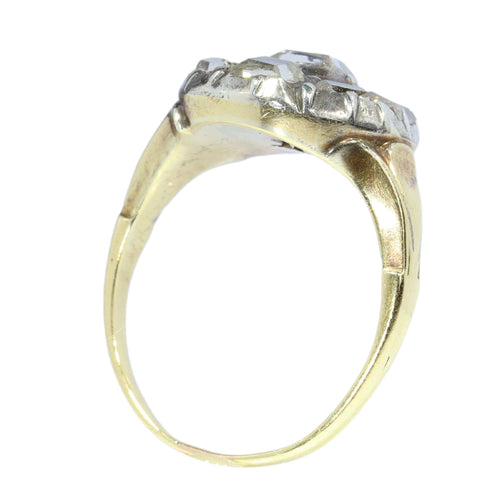 Bague 49 Brillance de taille table : une bague en diamant rare datant d'environ 1600 58 Facettes 25296-0103