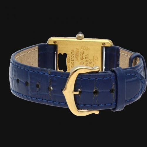 Montre Cartier Montre Tank Vermeil Must De Cartier Vermeil 58 Facettes MT43337