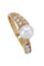 Bague 52 BAGUE PERLE ET DIAMANTS 58 Facettes 088091