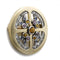 Broche Broche or jaune, saphirs & diamants 58 Facettes 250013R