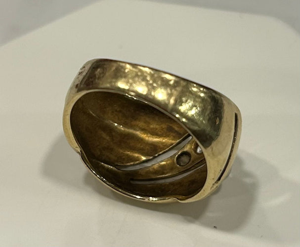 Bague Bague Bombée 58 Facettes LP698