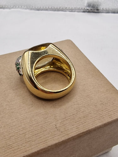 Bague 60 Pomellato - Bague Pin Up en or jaune 18 k, citrine, tsavorites et diamants 58 Facettes