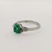 Bague Anello con Smeraldo a goccia e diamanti 58 Facettes