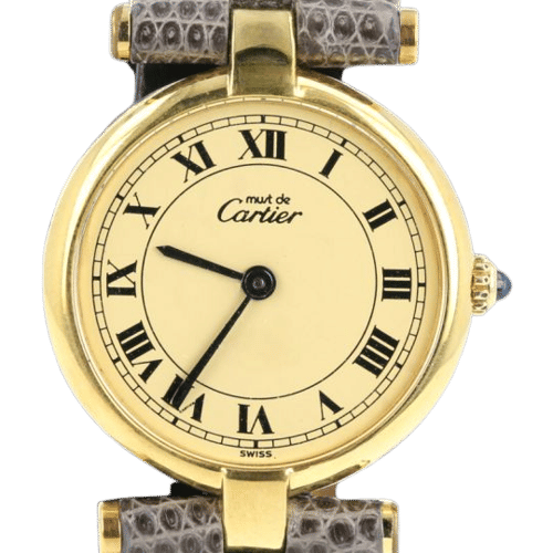Montre Cartier Montre Must De Cartier Vermeil 58 Facettes MT41248