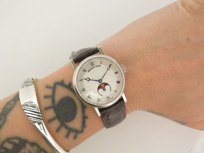 Montre montre BREGUET classique 9087bb 30mm automatique or 18k moonphase 58 Facettes 267444