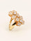 Bague 53 VAN CLEEF & ARPELS Bague double trèfle or jaune diamants 58 Facettes 1217