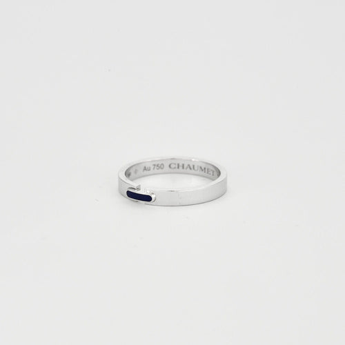 Bague 52 CHAUMET - Bague Liens Céramique bleue 58 Facettes