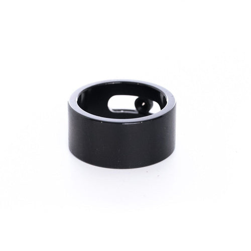 Bague 54 MESSIKA - Bague titane noir 58 Facettes 95890