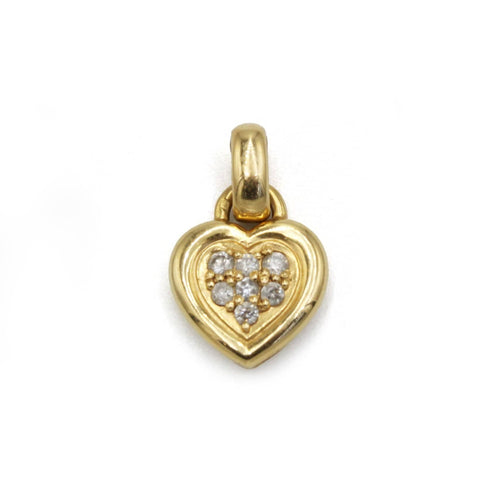 Pendentif Pendentif Coeur - Or jaune & Diamants 58 Facettes 250076SP