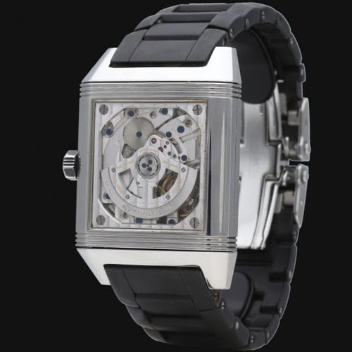 Montre Jaeger Lecoultre Montre Reverso Squadra Hometime Gmt 58 Facettes MT44231