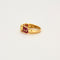 Bague 51.5 Bague or jaune sertie d'un diamant avec rubis 58 Facettes LP779/13