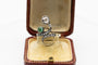 Bague 51 Bague Art Nouveau en or jaune, émeraude et diamants, vers 1900 58 Facettes 10815
