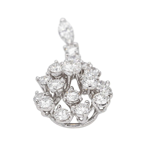 Pendentif Pendentif Or blanc Diamant 58 Facettes 4776442CN