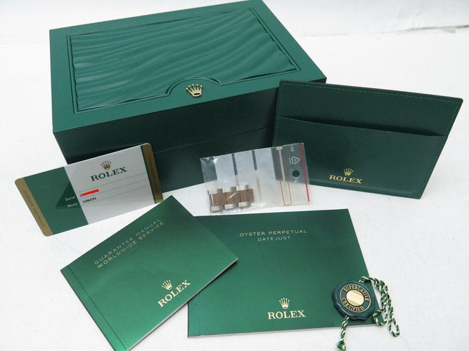 Montre montre ROLEX datejust 36 lady pl 126231 or rose 18k acier fullset 58 Facettes 266682