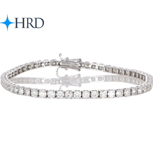 Bracelet Bracciale en or blanc 18 carats et diamants 7.00 ct 58 Facettes