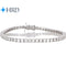 Bracelet Bracciale en or blanc 18 carats et diamants 7.00 ct 58 Facettes