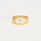 Bague 57 Bague or Jaune sertie de diamants 58 Facettes 1-0000171/4