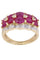 Bague 54 BAGUE MODERNE RUBIS ET DIAMANTS 58 Facettes 085381