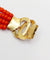 Bracelet Bracelet or jaune, rangs de perles de corail (circa 1880) 58 Facettes A06367
