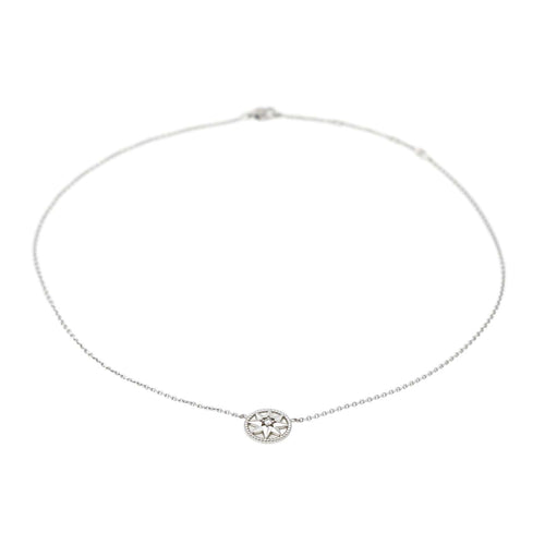Collier Dior Collier Rose des vents Or blanc Diamant 58 Facettes 4273380RV