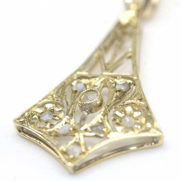 Pendentif Pendentif Original 1900 Or Jaune et Diamants 58 Facettes D364091JC