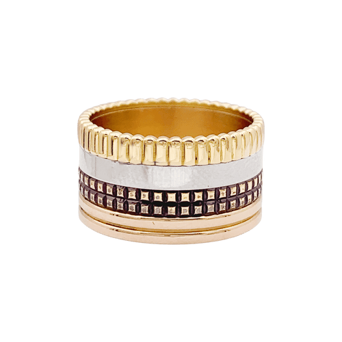 Bague 56 Bague Boucheron "Quatre Classique Large" trois ors. 58 Facettes 34501