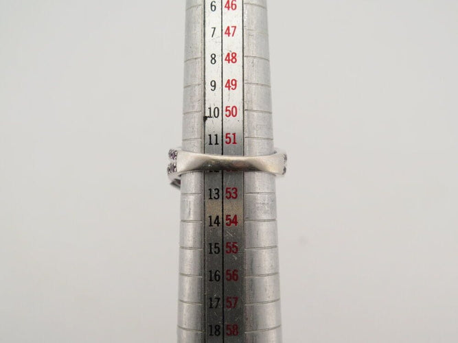 Bague 52 bague MAUBOUSSIN subtile dualite t52 amethyste diamants or blanc 18k 58 Facettes 267691