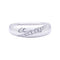 52 Bague Chaumet "Anneau" or blanc, diamants. 58 Facettes 33538