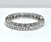 Bague 55 Alliance en or blanc ornée de 24 diamants 58 Facettes AB315