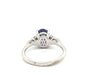 Bague 53 Bague or blanc, Tanzanite 2, 23 Carats, Diamants 0, 14 Carat 58 Facettes