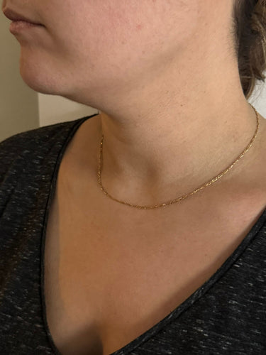 Collier Chaine en or Maille Cheval 58 Facettes