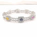 Bracelet Bracelet or diamants et saphirs 58 Facettes