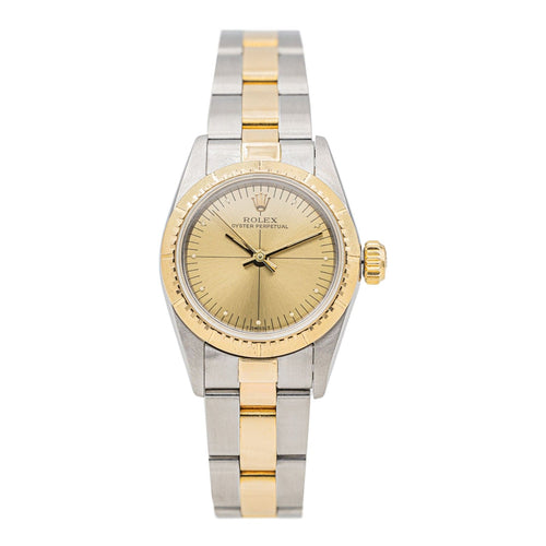 Montre Rolex Montre Oyster perpetual Acier, Or jaune 58 Facettes 3866800RV