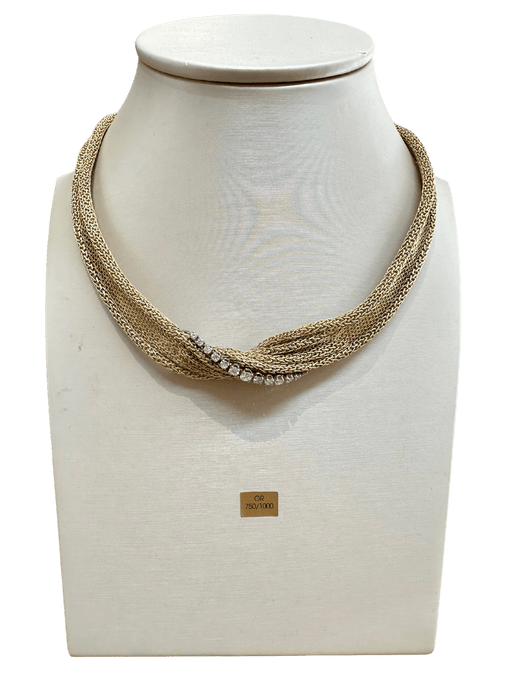 Collier Collier Draperie or jaune - Époque 19éme 58 Facettes 1.0000154/1