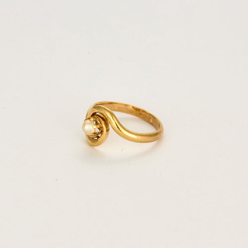 Bague 53.5 Bague Tourbillon or jaune perle 58 Facettes LP1258/BET