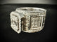 Bague 55 Bague or blanc sertie de 2,20 carats de diamants 58 Facettes