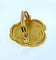 Broche Broche coulant en or jaune 18 carats, profil de femme, époque Art Nouveau 58 Facettes AB525