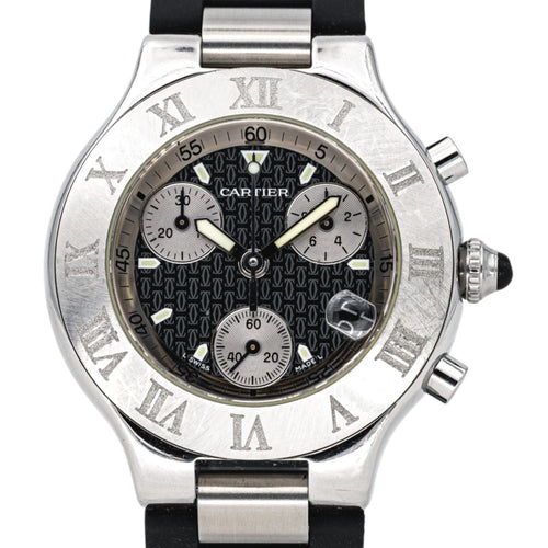 Montre Cartier Montre 21 Chronoscaph Acier 58 Facettes 4289523RV