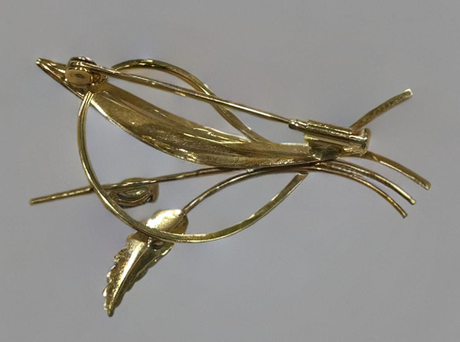 The Golden Ears Brooch