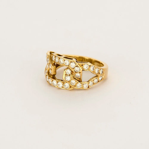 Bague 50 Bague or jaune et diamants 58 Facettes SMA00792