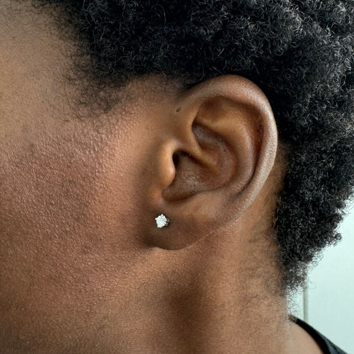 Boucles d'oreilles Boucles d'oreilles point lumineux avec diamants 58 Facettes 418